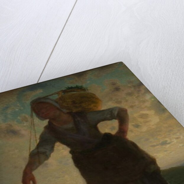 A Norman Milkmaid at Greville, 1871 by Jean-Francois Millet