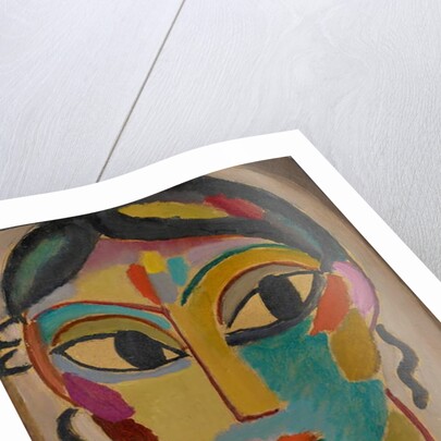 Mystical Head: Head of a Girl, 1918 by Alexej von Jawlensky
