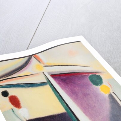 Abstract Head: Black-Yellow-Purple, c.1922 by Alexej von Jawlensky