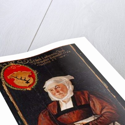 Portrait of Eslbeth Lochmann, wife of Jacob Schwytzer, 1564 by Tobias Stimmer