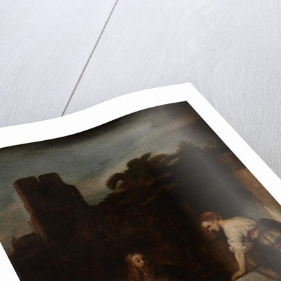 Christ and the Woman of Samaria, c.1655 by Rembrandt Harmensz. van Rijn