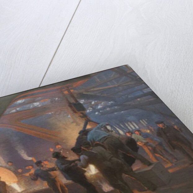 Burmeister and Wain Iron Foundry, 1885 by Peder Severin Kroyer