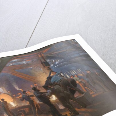 Burmeister and Wain Iron Foundry, 1885 by Peder Severin Kroyer