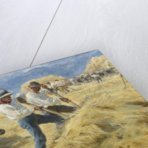 Threshing in the Abruzzi, 1890 by Peder Severin Kroyer