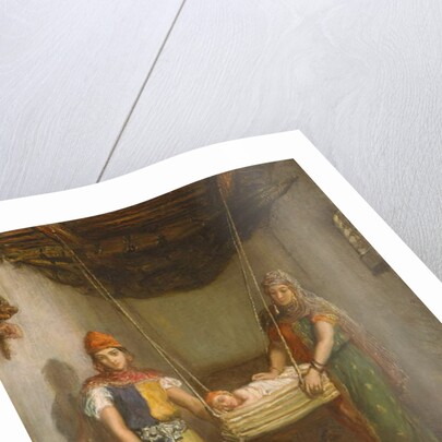 Scene in the Jewish Quarter of Contantine, 1851 by Theodore Chasseriau