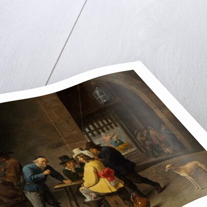 Guardroom with the Deliverance of Saint Peter, c.1645-47 by David the Younger Teniers