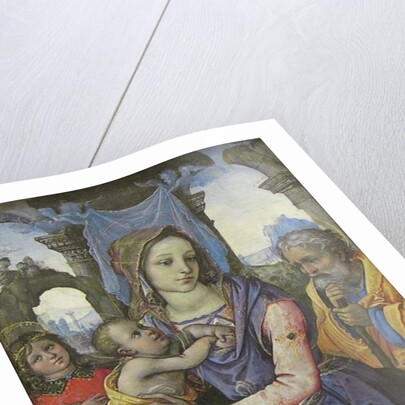 Madonna and Child with Saint Joseph and an Angel, c.1490 by Capponi