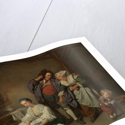 Broken Eggs, 1756 by Jean Baptiste Greuze