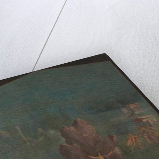 Perseus and Andromeda in landscape by Roman