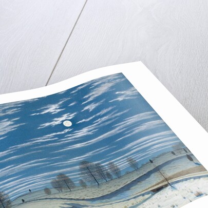 Winter Scene in Moonlight, 1869 by Henry Farrer