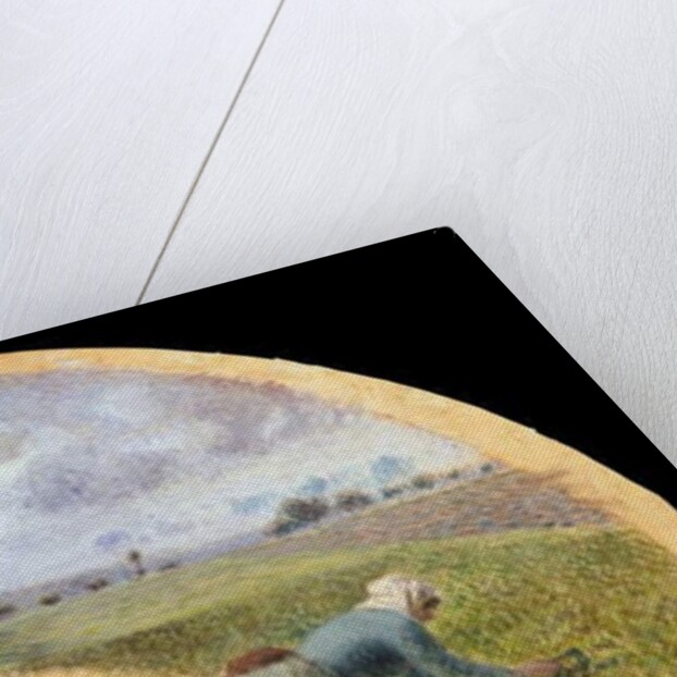 Fan Mount: The Cabbage Gatherers, c.1878-79 by Camille Pissarro