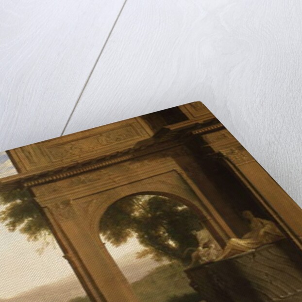 Classical Landscape with Figures by Henri Mauperche