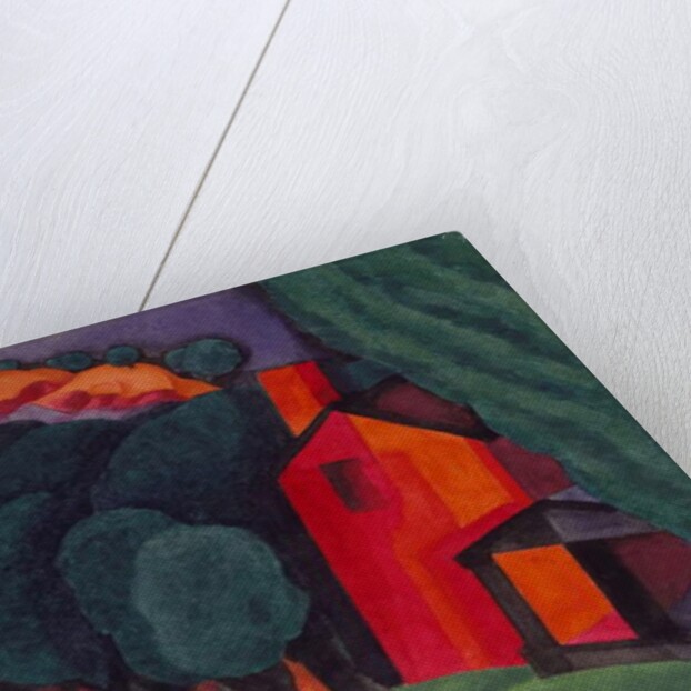 Glowing Night, 1924 by Oscar Florianus Bluemner