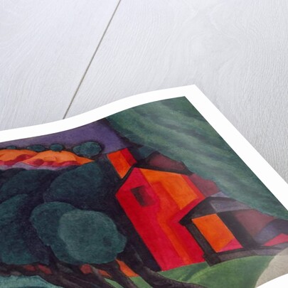 Glowing Night, 1924 by Oscar Florianus Bluemner