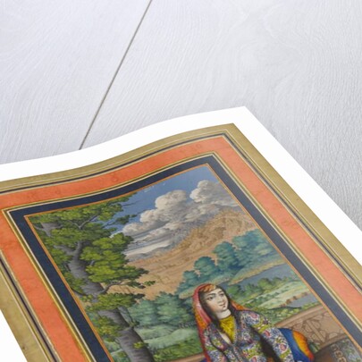Portrait of a Persian Lady by Persian School