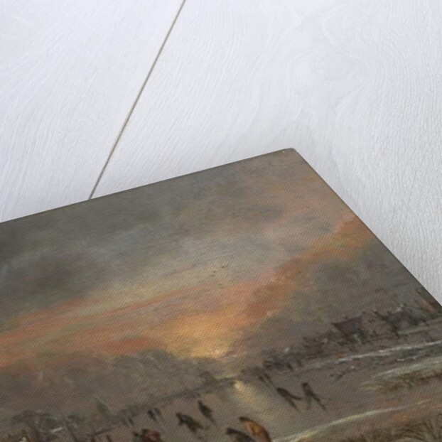 Sports on a Frozen River, c.1660 by Aert van der Neer