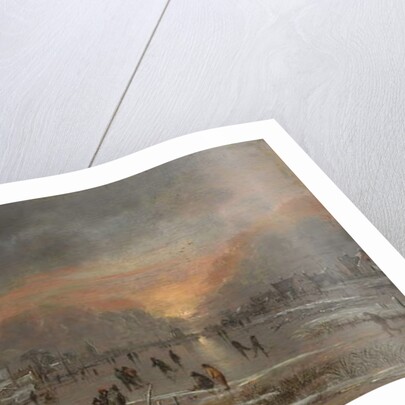 Sports on a Frozen River, c.1660 by Aert van der Neer