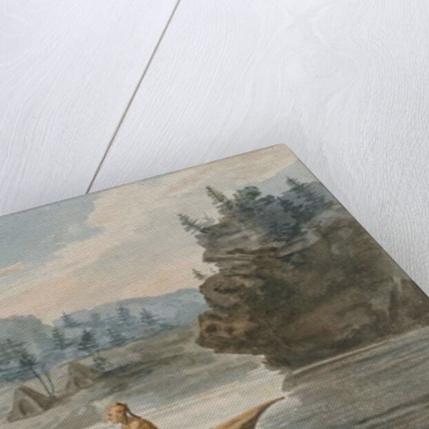 Two Indians and a White Man in a Canoe, 1811-13 by Pavel Petrovich Svinin