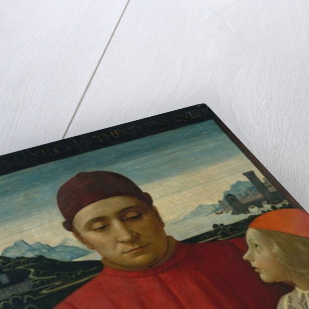 Francesco Sassetti and His Son Teodoro, c.1488 by Domenico Ghirlandaio