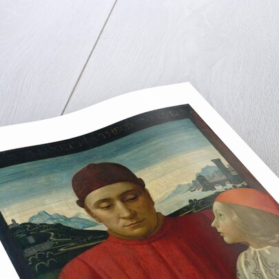 Francesco Sassetti and His Son Teodoro, c.1488 by Domenico Ghirlandaio