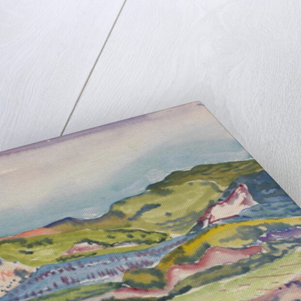 Mountain with Red House, c.1913 by Charles Demuth