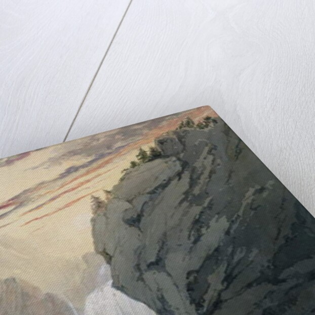 At the Waterfall, c.1850 by David Claypoole Johnston