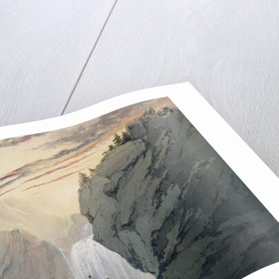 At the Waterfall, c.1850 by David Claypoole Johnston