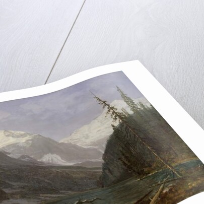 Canadian Rockies, c.1889 by Albert Bierstadt