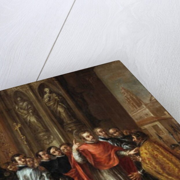 St. Ambrose Denying the Emperor Theodosius the Entrance into the Church, c.1673 by Juan de Valdes Leal