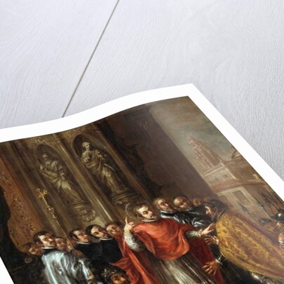 St. Ambrose Denying the Emperor Theodosius the Entrance into the Church, c.1673 by Juan de Valdes Leal