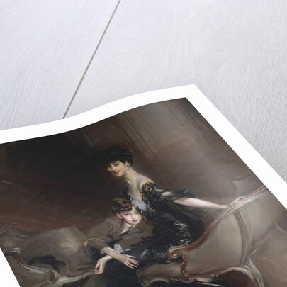 Consuelo Vanderbilt, Duchess of Marlborough, and Her Son, Lord Ivor Spencer-Churchill, 1906 by Giovanni Boldini