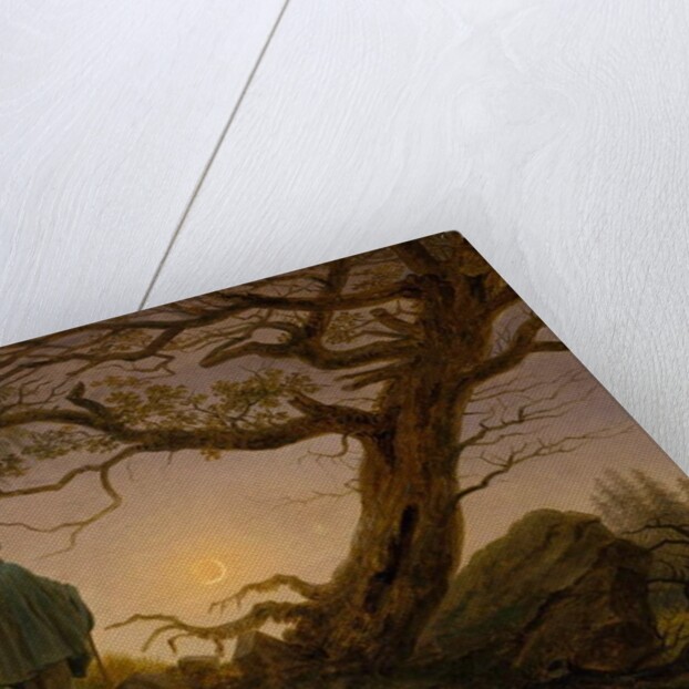 Two Men Contemplating the Moon, c.1825–30 by Caspar David Friedrich