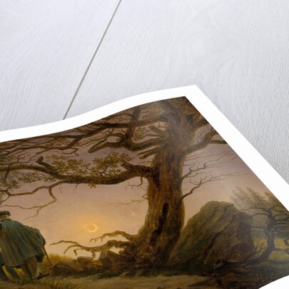 Two Men Contemplating the Moon, c.1825–30 by Caspar David Friedrich