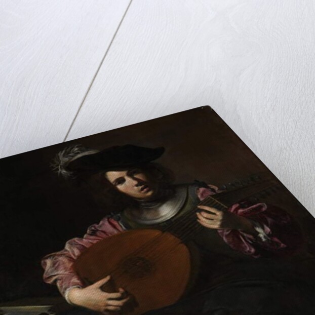Lute Player, c.1625-26 by Valentin de Boulogne