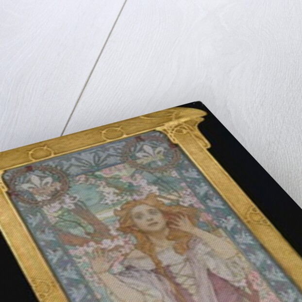 Maude Adams as Joan of Arc, 1909 by Alphonse Marie Mucha