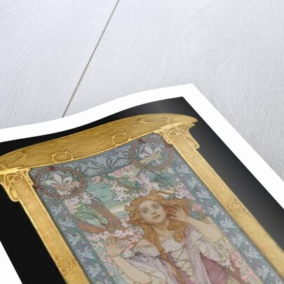 Maude Adams as Joan of Arc, 1909 by Alphonse Marie Mucha