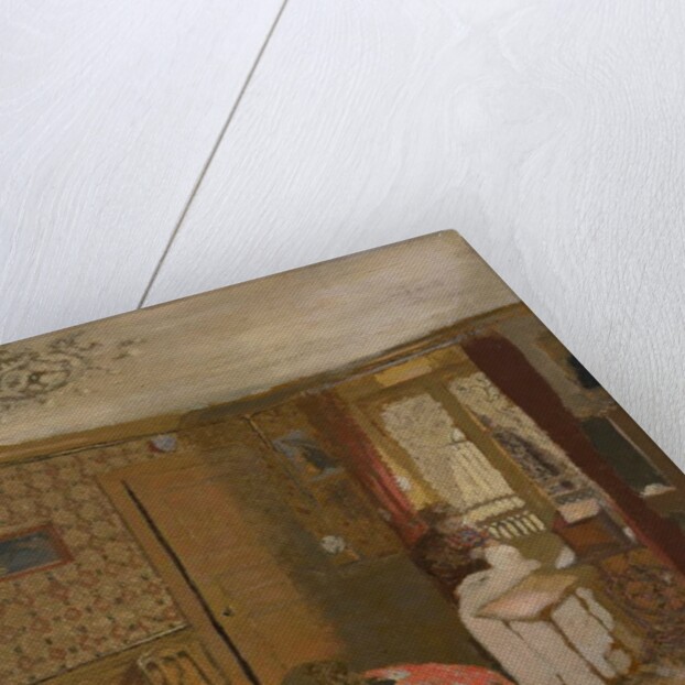 Mme Vuillard Sewing by the Window, rue Truffaut, c.1899 by Edouard Vuillard