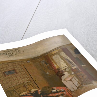 Mme Vuillard Sewing by the Window, rue Truffaut, c.1899 by Edouard Vuillard