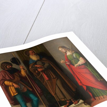 Three Saints: Roch, Anthony Abbot, and Lucy, c.1513 by Giovanni Battista Cima da Conegliano