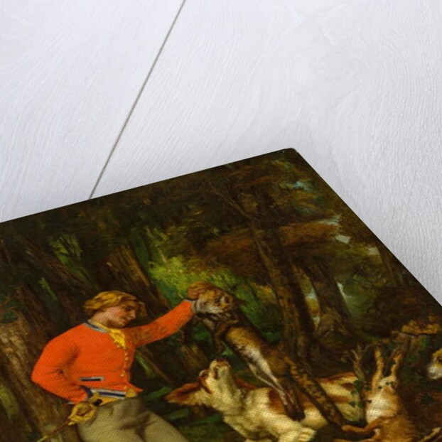 After the Hunt, c.1859 by Gustave Courbet