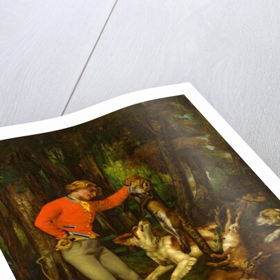 After the Hunt, c.1859 by Gustave Courbet