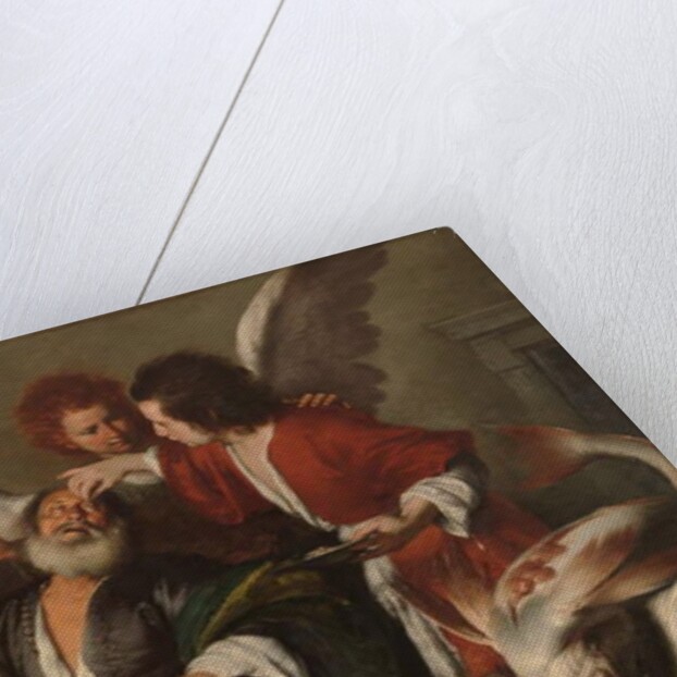 Tobias Curing His Father's Blindness, 1630-35 by Bernardo Strozzi