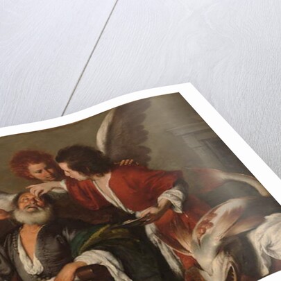 Tobias Curing His Father's Blindness, 1630-35 by Bernardo Strozzi