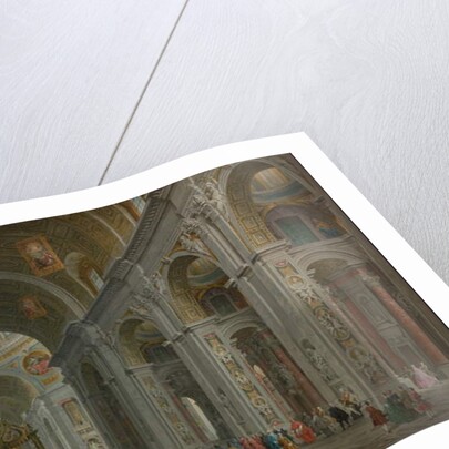 Interior of Saint Peter's, Rome after 1754 by Giovanni Paolo Pannini or Panini