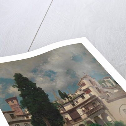 A Spanish Garden by Martin Rico y Ortega