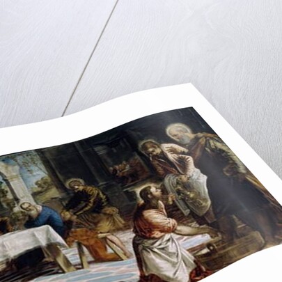 The Washing of the Feet, c.1547 by Jacopo Robusti Tintoretto