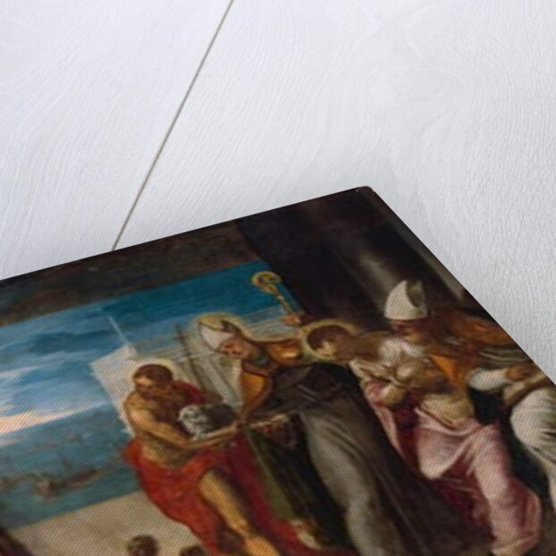 Doge Alvise Mocenigo presented to the Redeemer, c.1577 by Jacopo Robusti Tintoretto