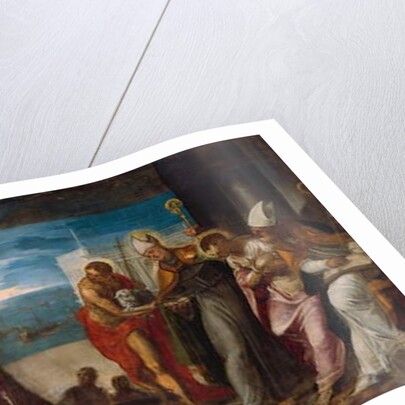 Doge Alvise Mocenigo presented to the Redeemer, c.1577 by Jacopo Robusti Tintoretto