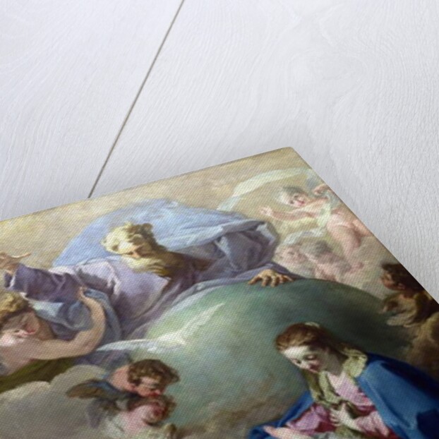The Nativity with God the Father and the Holy Ghost, c.1740 by Giovanni Battista Pittoni