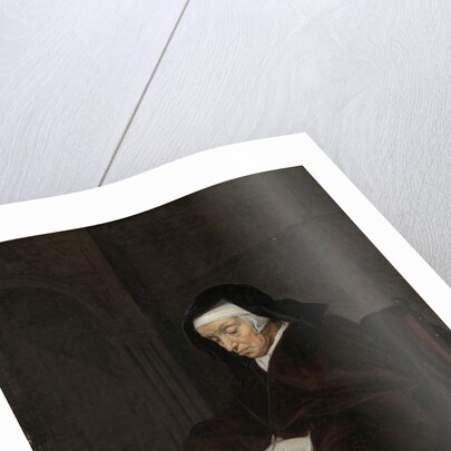 Old Woman Meditating, c.1661-63 by Gabriel Metsu